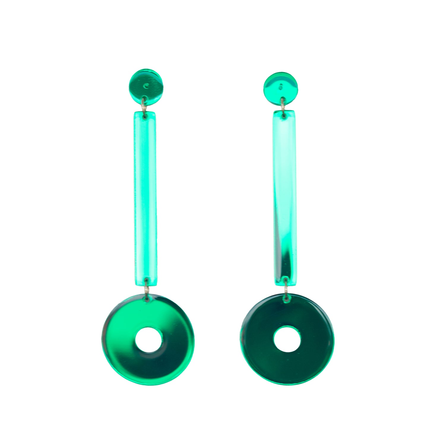 Pendientes Barracuda Mirror