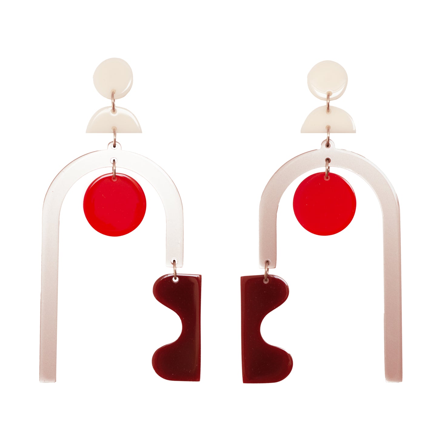 Maxi aretes contemporáneos Ocaso