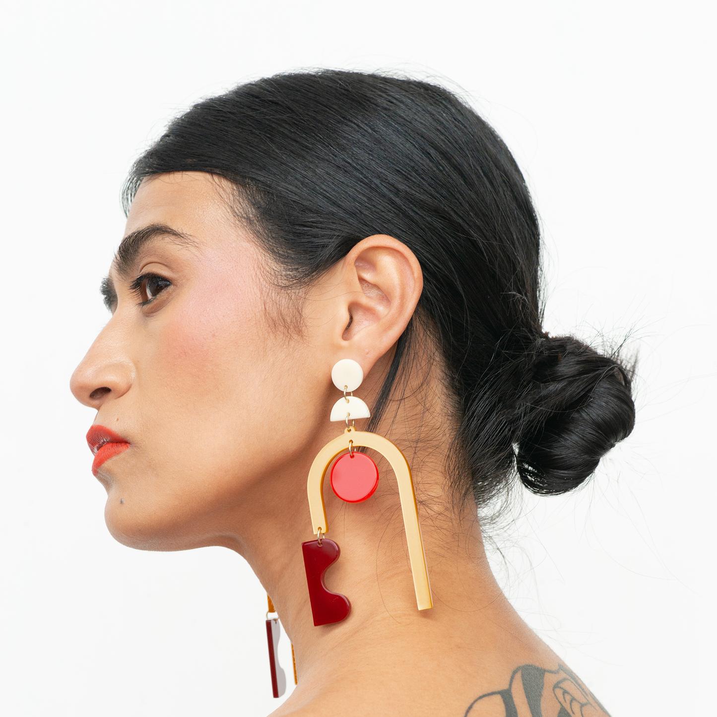 Maxi aretes contemporáneos Ocaso