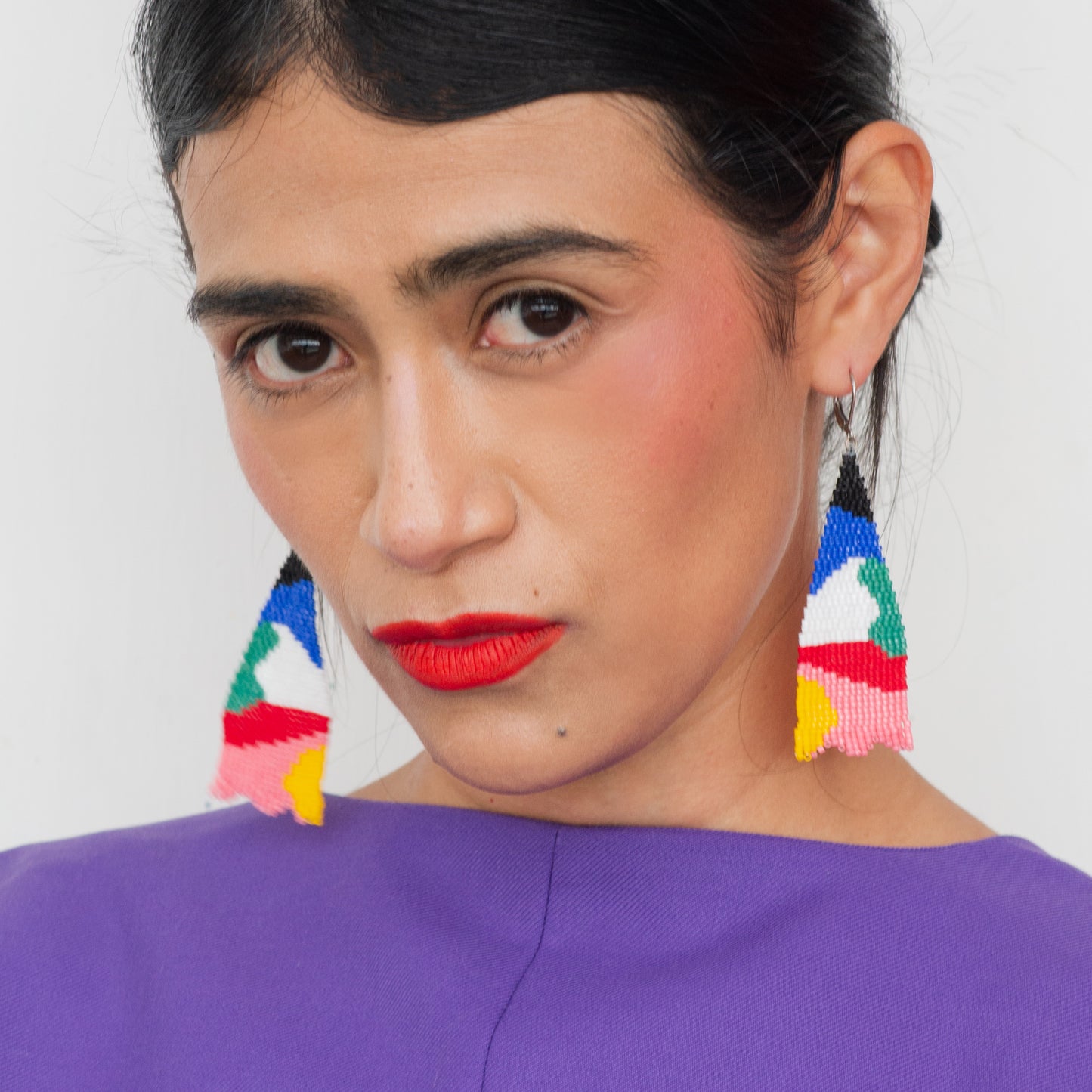 Aretes multicolor Sonia - Black