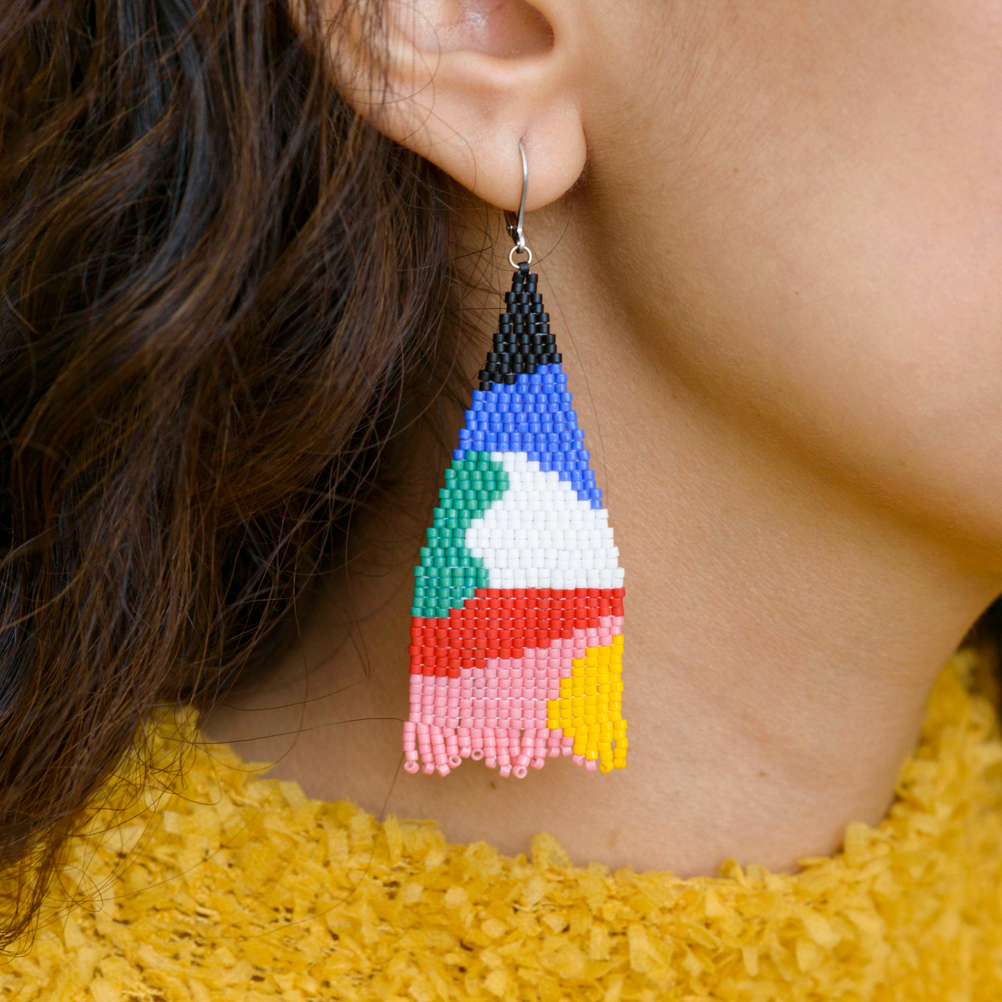 Aretes multicolor Sonia - Black