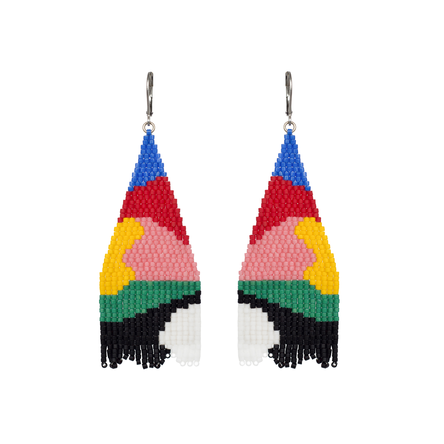 Aretes tejidos Sonia - Red