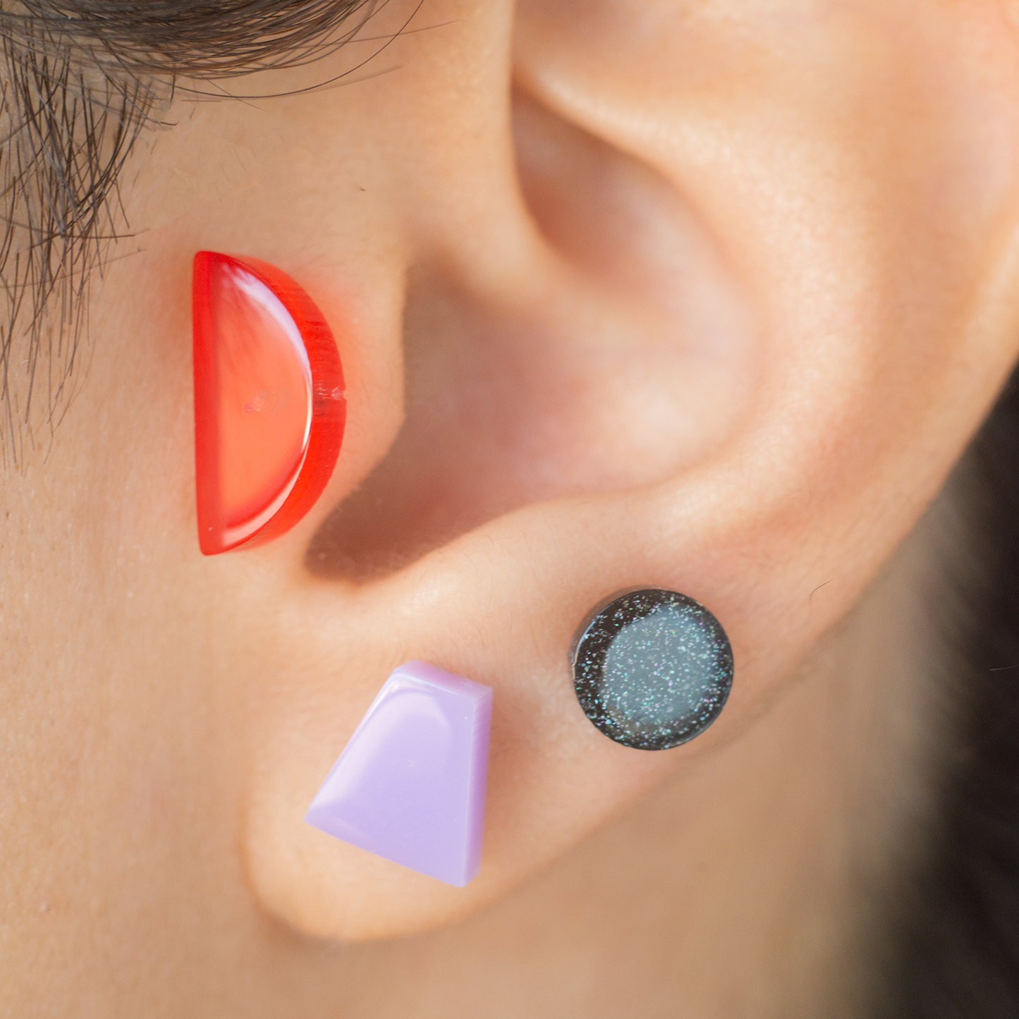 Set de mini pendientes Teo