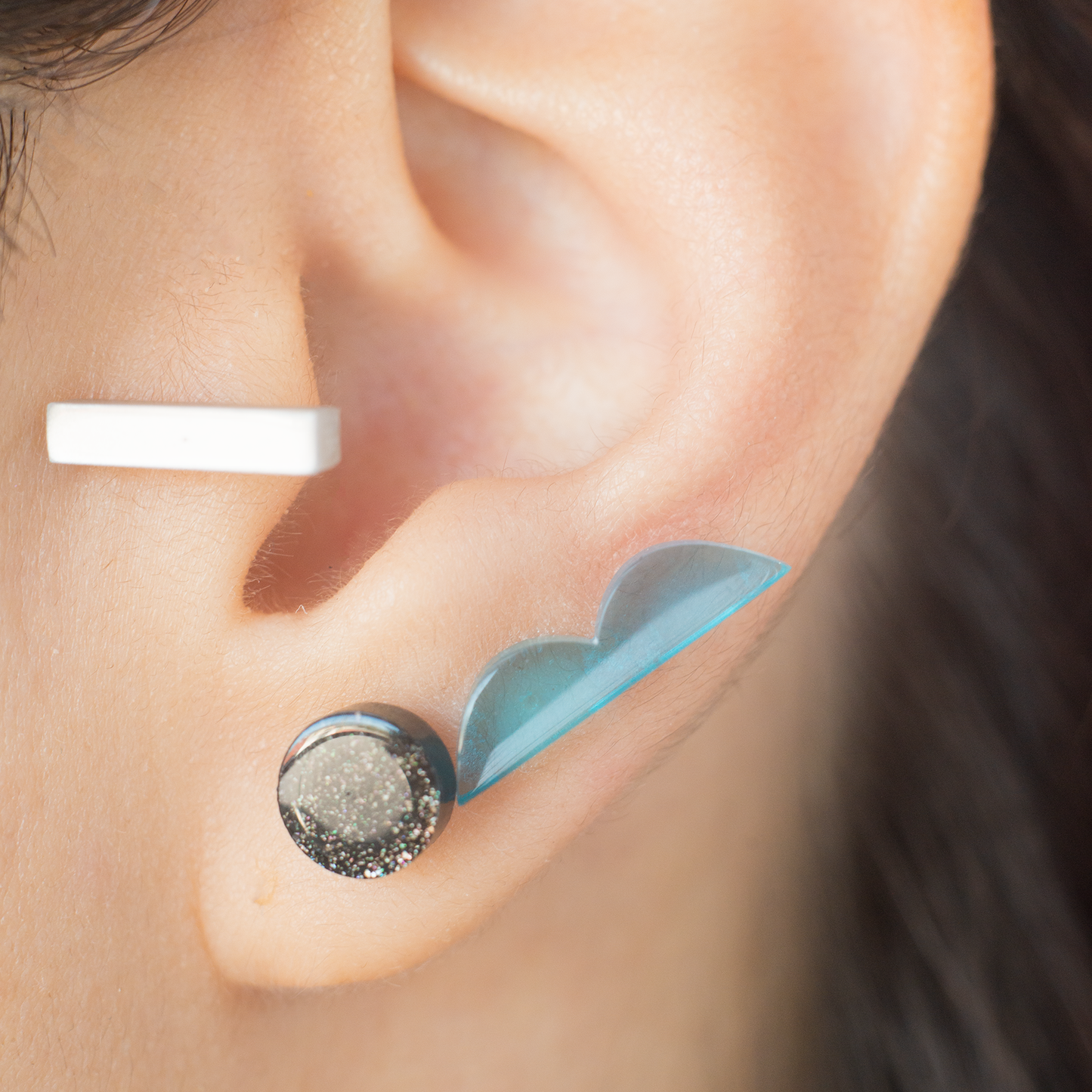 Set de mini pendientes Teo