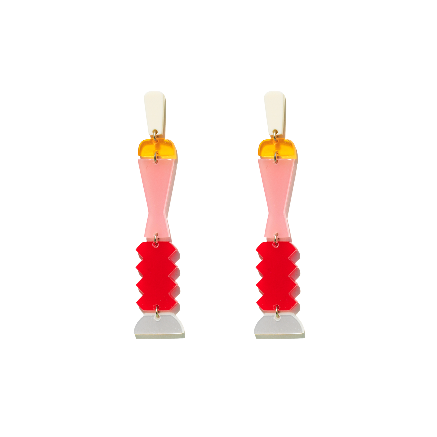 Pendientes de metacrilato Totem