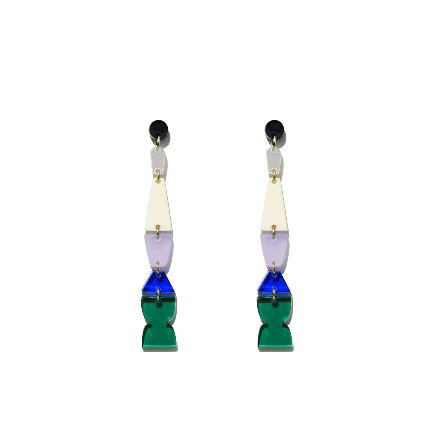 Pendientes inspirados en Memphis Milano Totem