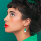 Aretes Casitas - Rosa