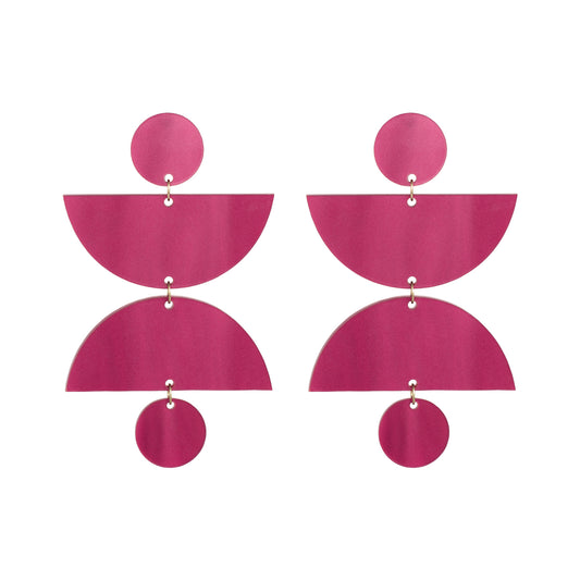 Aretes abstractos Coral